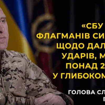 СБУ є одним із флагманів Сил оборони щодо далекобійних ударів, ми уразили понад 200 об’єктів у глибокому тилу рф, – Василь Малюк (відео)
